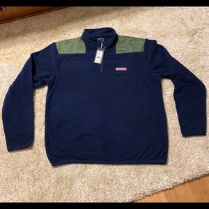 BRAND NEW VINEYARD VINES FLEECE SHEP SHIRT L